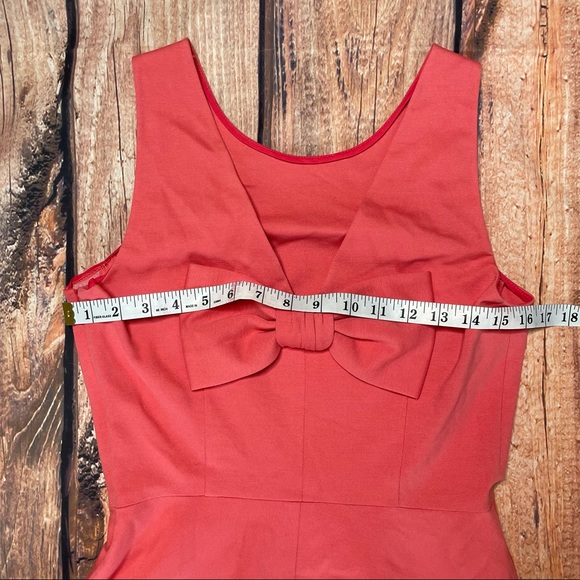 Kate Spade Fit and Flare Bow Sleeveless Dress - Picture 8 of 11